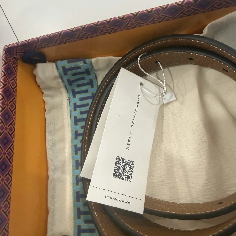 Tory Burch 1” Miller Reversible Belt Women’s Size Small